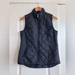 Old Navy Black Quilted Vest